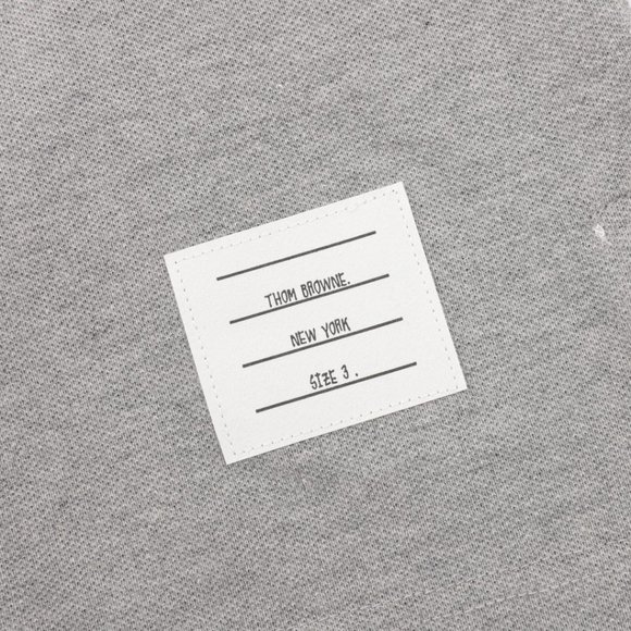 Thom Browne Four-bar Color Woven Short-sleeved Polo Shirt - Picture 6 of 9